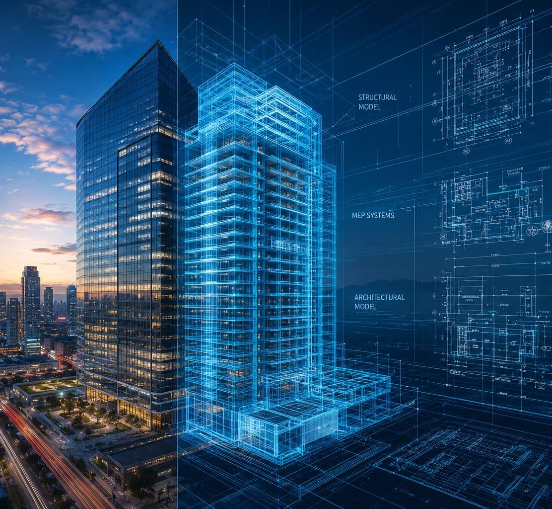 BIM and Digital Twin visualization of building systems